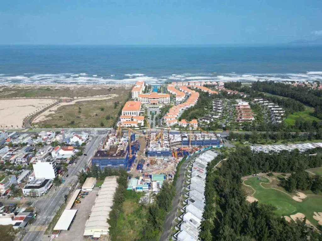 Tiến độ hiện tại Newtown Diamond Đà Nẵng 2025