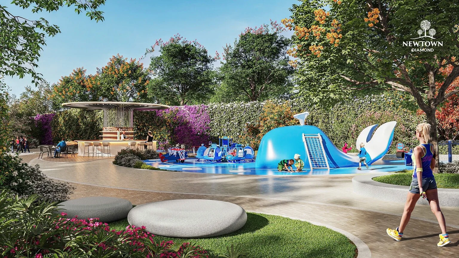 Phòng gym hiện đại Newtown Diamond Đà Nẵng